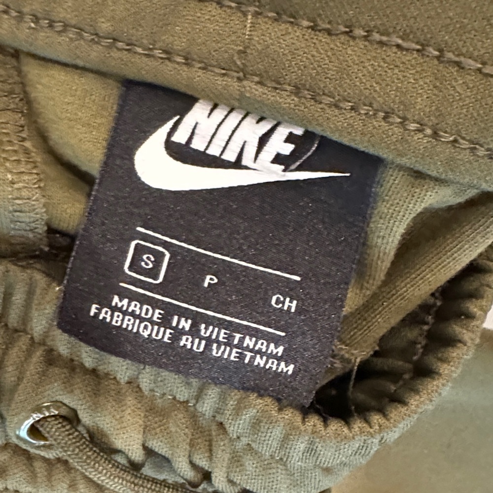 Nike Olive Tracksuit with White Stripes - Picture 3 of 3